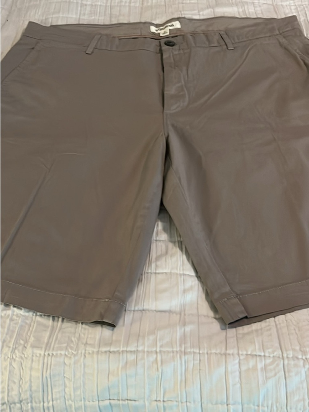 Goodthreads Men's Flat Front Shorts - Taupe